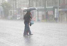 Lluvias fuertes de hasta 50 mm y calor de hasta 40 °C en Tabasco por canales de baja presión
